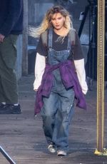 MILLIE BOBBY BROWN on the Set of The Electric State in Atlanta 01/19/2023