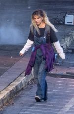 MILLIE BOBBY BROWN on the Set of The Electric State in Atlanta 01/19/2023