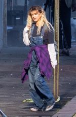 MILLIE BOBBY BROWN on the Set of The Electric State in Atlanta 01/19/2023