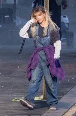MILLIE BOBBY BROWN on the Set of The Electric State in Atlanta 01/19/2023