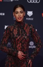 MINA EL HAMMAMI at 10th Feroz Awards in Zaragoza 01/28/2023