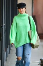 MINKA KELLY in Ripped Denim Leaves a Dry Cleaner in West Hollywood 01/04/2023