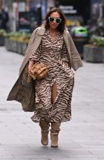 MLEENA KLASS Arrives at Global House in London 01/27/2023