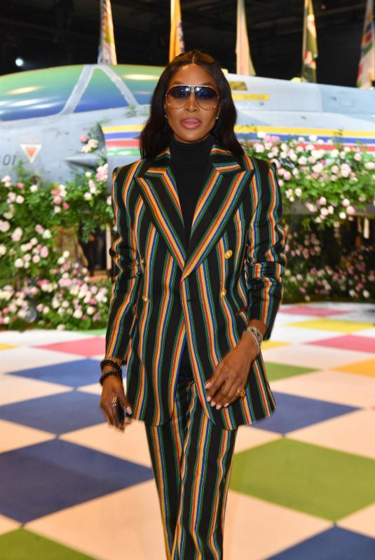 NAOMI CAMPBELL at Casablanca Menswear Fall-Winter 2023-2024 Show at Paris Fashion Week 01/21/2023