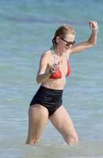 NAOMI WATTS in Bikini at a Beach in St Barts 12/31/2022