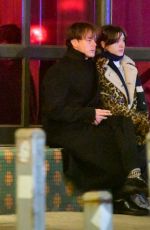 NATALIA DYER and Charlie Heaton on a date night in New York 01/11/2023