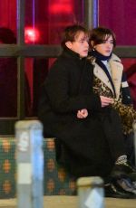 NATALIA DYER and Charlie Heaton on a date night in New York 01/11/2023
