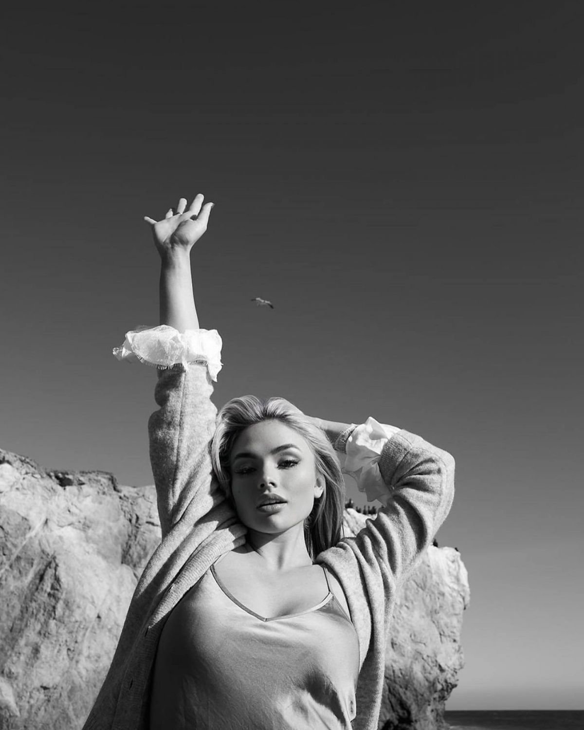 NATALIE ALYN LIND – Blacn and White Photoshoot, January 2023 – HawtCelebs