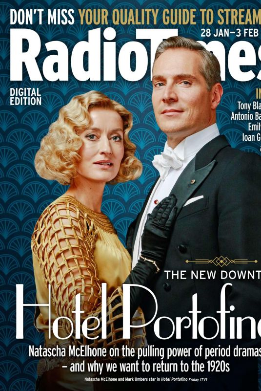 NATASCHA MCELHONE in Radio Times Magazine, January 2023