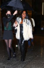 NIA LONG Arrives at Daily Show in New York 01/25/2023