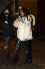 NIA LONG Arrives at Daily Show in New York 01/25/2023