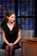 NICO PARKER at Late Night with Seth Meyers 01/11/2023