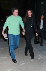 NICOLA PELTZ and Brooklyn Beckham Arrives at a Party in Hollywood 01/26/2023