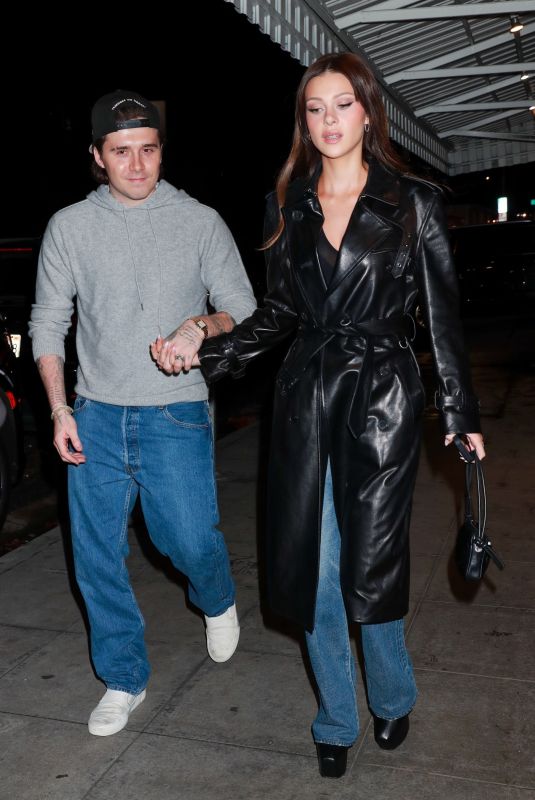 NICOLA PELTZ and Brooklyn Beckham Arrives at Barneys Beanery in West Hollywood 01/11/2023