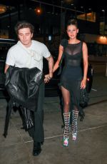 NICOLA PELTZ and Brooklyn Beckham at Cecconi