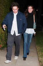 NICOLA PELTZ and Brooklyn Beckham Heading to Private Party in Beverly Hills 01/27/2023