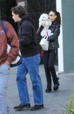 NICOLA PELTZ and Brooklyn Beckham Out for Lunch with Their Dog at Sweetgreen Health Food Restaurant in Beverly Hills 01/24/2023