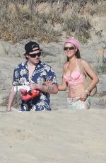 NICOLA PELTZ and SELENA GOMEZ at a Beach in Cabo San Lucas 01/02/2023