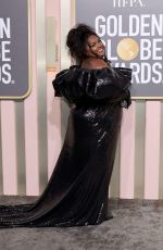 NICOLE BYER at 80th Annual Golden Globe Awards in Beverly Hills 01/10/2023