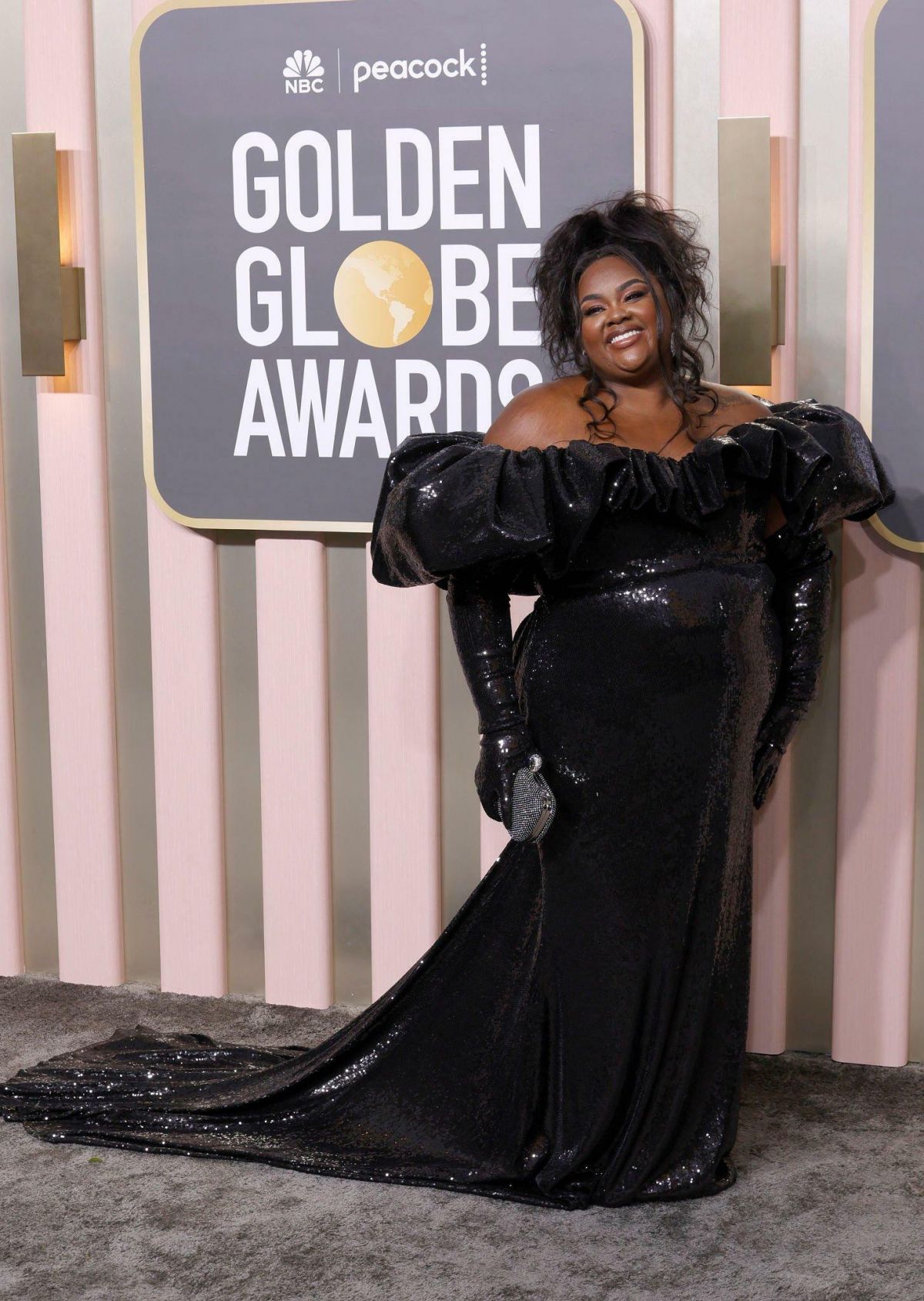 NICOLE BYER at 80th Annual Golden Globe Awards in Beverly Hills 01/10 ...