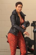 NICOLE MURPHY Leaves a Gym in Los Angeles 01/13/2023
