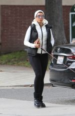 NICOLE MURPHY Out with Her Dog in Beverly Hills 01/07/2023