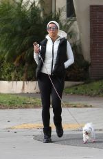 NICOLE MURPHY Out with Her Dog in Beverly Hills 01/07/2023