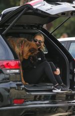 NICOLE RICHIE Out with Her Dog for Morning Hike in Santa Monica 01/07/2023