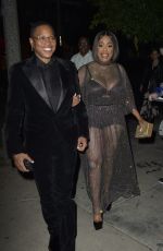 NIECY NASH and JESSICA BETTS Arrives at Pre-golden Globes Party Hosted by Netflix in West Hollywood 01/08/2023