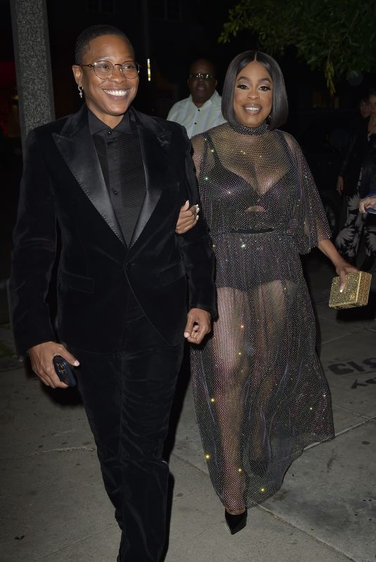NIECY NASH and JESSICA BETTS Arrives at Pre-golden Globes Party Hosted by Netflix in West Hollywood 01/08/2023