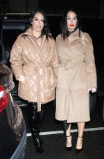 NIKKI and BRIE BELLA Arrives at Watch What Happens Live in New York 01/23/2023