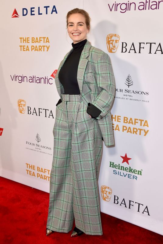 NINA HOSS at Bafta Tea Party in Beverly Hills 01/14/2023
