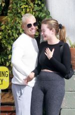 OLIVIA MACKLIN Out for a Lunch Date at All Time Restaurant in Los Feliz 01/07/2023
