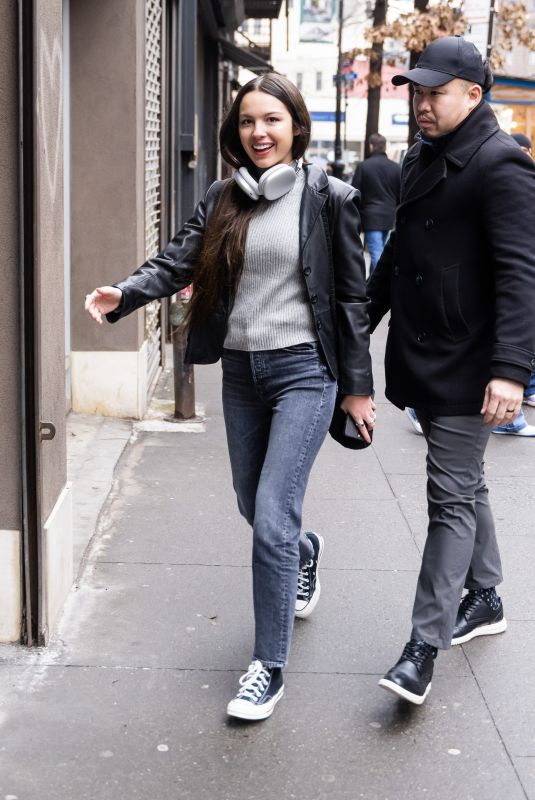 OLIVIA RODRIGO Heading to a Recording Studio in New York 01/12/2023