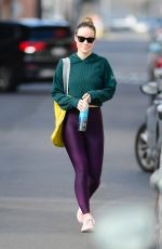 OLIVIA WILDE Heading to Morning Workout in Los Angeles 01/28/2023