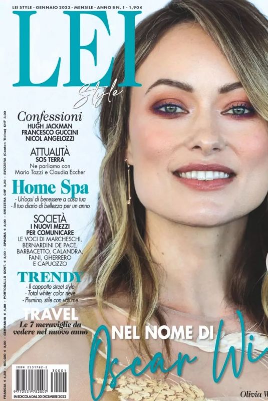 OLIVIA WILDE in Lei Magazine, Italy January 2023
