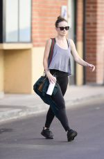 OLIVIA WILDE Leaves a Gym in Los Angeles 01/21/023