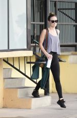 OLIVIA WILDE Leaves a Gym in Los Angeles 01/21/023