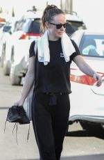 OLIVIA WILDE Leaves Intense Workout Session in Los Angeles 01/18/2023