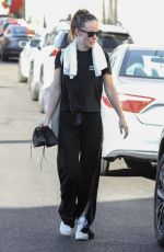 OLIVIA WILDE Leaves Intense Workout Session in Los Angeles 01/18/2023