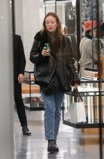 OLIVIA WILDE Out Shopping in Paris 12/30/2022