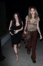 PARIS JACKSON Out for Dinner with a Frriend at Catch Steak LA in Los Angeles 01/26/2023
