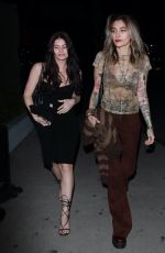 PARIS JACKSON Out for Dinner with a Frriend at Catch Steak LA in Los Angeles 01/26/2023