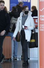 PHOEBE DYNEVOR Arrives at Airport in Salt Lake City 01/22/2023