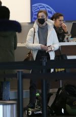 PHOEBE DYNEVOR Arrives at Airport in Salt Lake City 01/22/2023