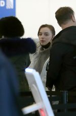 PHOEBE DYNEVOR Arrives at Salt Lake City Airport 01/22/2023