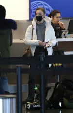 PHOEBE DYNEVOR Arrives at Salt Lake City Airport 01/22/2023