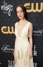PHOEBE DYNEVOR at 28th Annual Critics Choice Awards in Los Angeles 01/15/2023