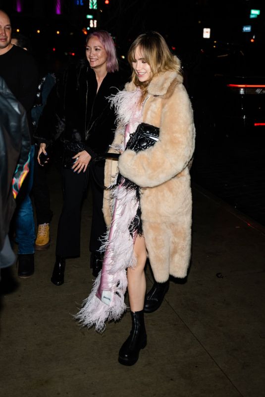 POM KLEMENTIEFF and SUKI WATERHOUSE Night Out in New York 12/31/2022