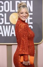 Pregnant ABBY ELLIOT at 80th Annual Golden Globe Awards in Beverly Hills 01/10/2023